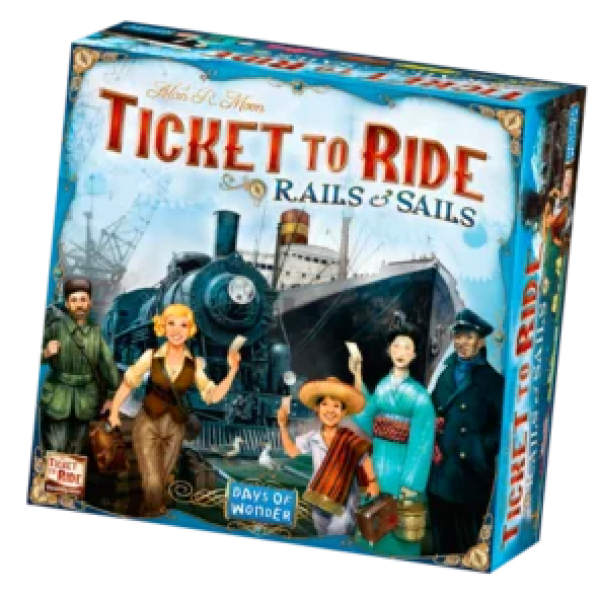 TICKET TO RIDE RAILS SAILS EN