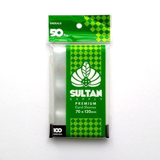 SULTAN SLEEVES EMERALD (70 X 120MM) 50