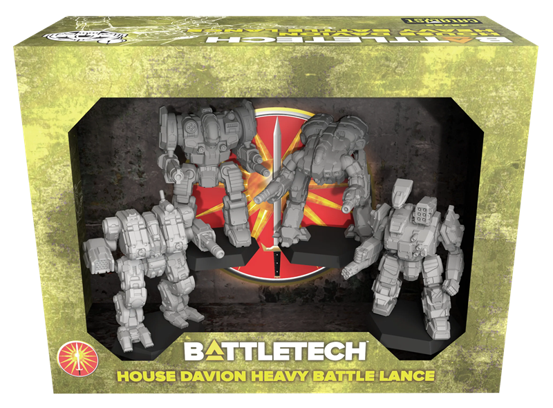 BattleTech: House Davion Heavy Battle Lance Force Pack