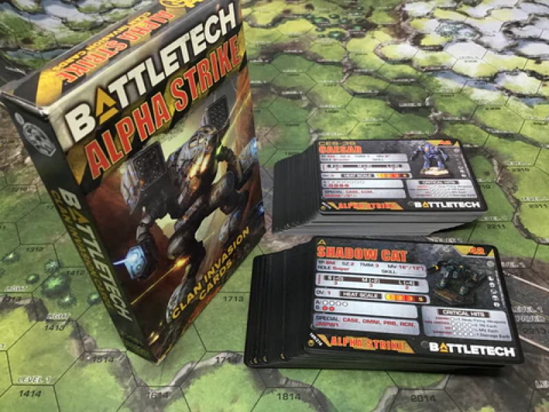 BattleTech AS Clan Invasion Cards