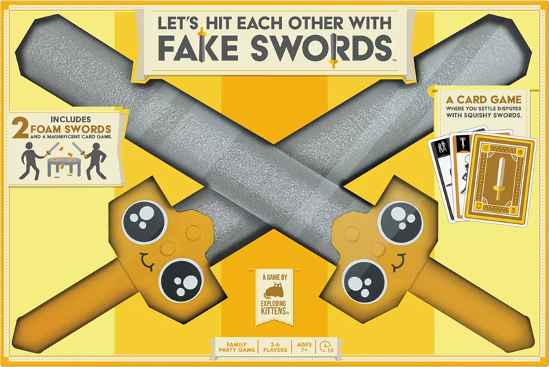 LET'S HIT EACH OTHER WITH FAKE SWORDS (LARGE)  EN