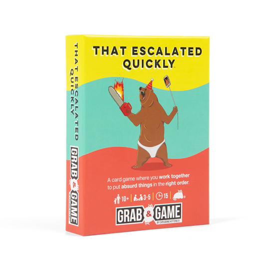 GRAB & GAME: THAT ESCALATED QUICKLY EN