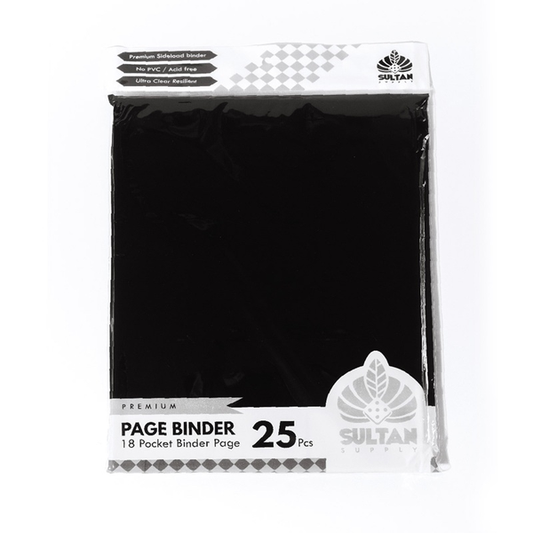 SULTAN PAGES: 18 POCKET PREMIUM BLACK