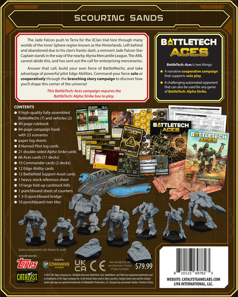Battletech Alpha Strike: Aces Scouring Sands