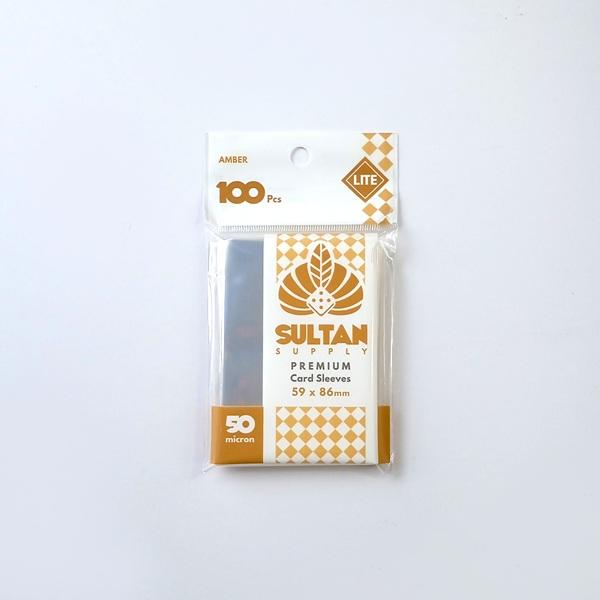 Sultan Sleeve 50M 59mm X 86mm - Amber 100ct
