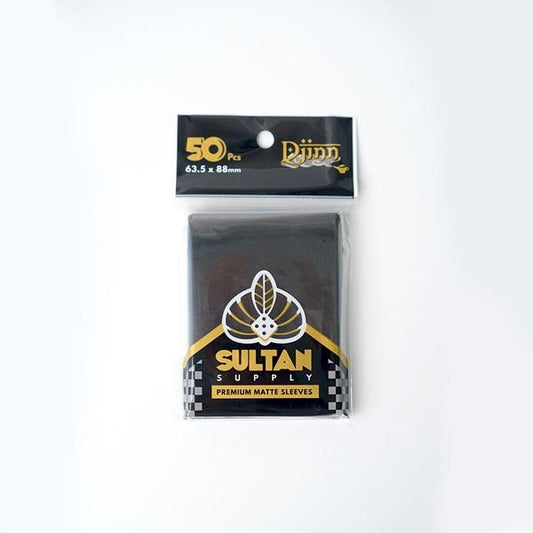 Djinn card sleeves - Black (50) 63.5mm x 88 mm (66x91)