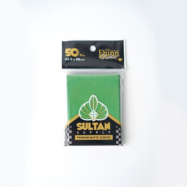 Djinn card sleeves - Green (50) 63.5mm x 88 mm (66x91)