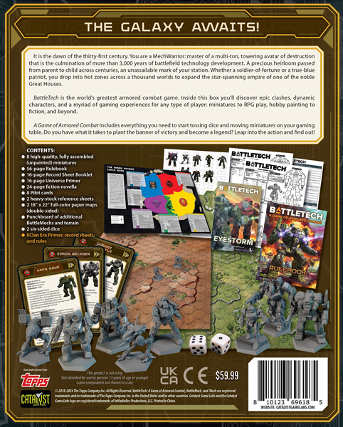 BATTLETECH: 40th Anniv A GAME OF ARMORED COMBAT