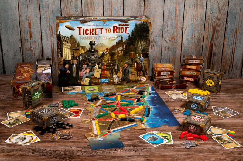 TICKET TO RIDE LEGENDS OF THE WEST EN