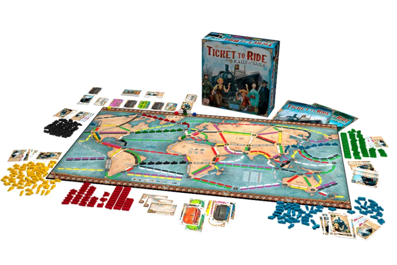 TICKET TO RIDE RAILS SAILS EN