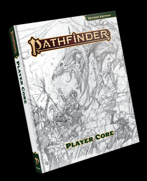 Pathfinder RPG 2E: Player Core Sketch Cover