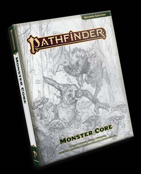 Pathfinder RPG 2E: Monster Core Hardcover (Sketch Cover Edition)