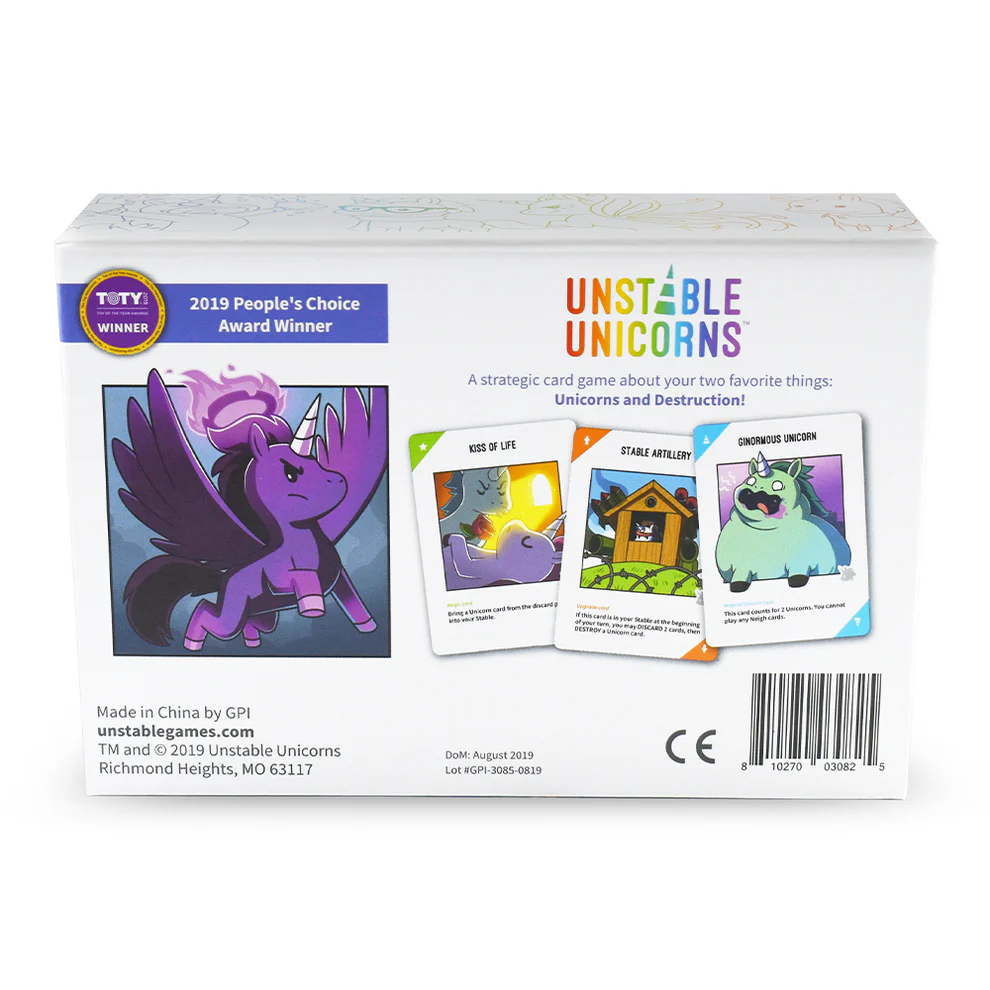 UNSTABLE UNICORNS GAME