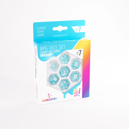 CANDY-LIKE SERIES - BLUEBERRY - RPG DICE SET (7PCS)