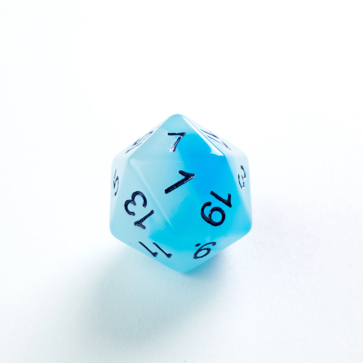 GLOW SERIES - ICY CRUMBS - RPG DICE SET (7 PCS)