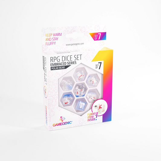 EMBRACED SERIES - POLAR BEAR - RPG DICE SET (7PCS)