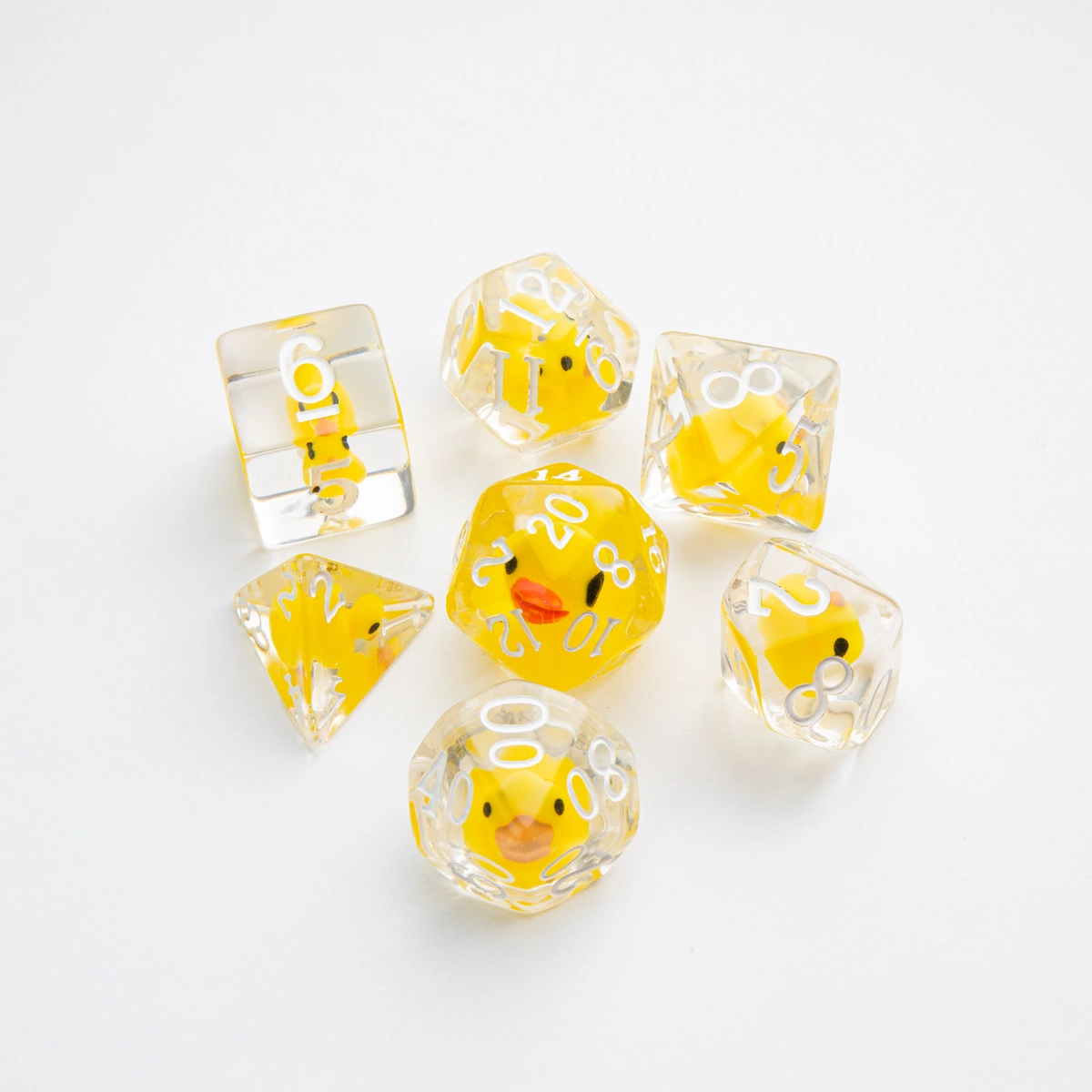 Embraced Series - Rubber Duck - RPG Dice Set (7pcs)