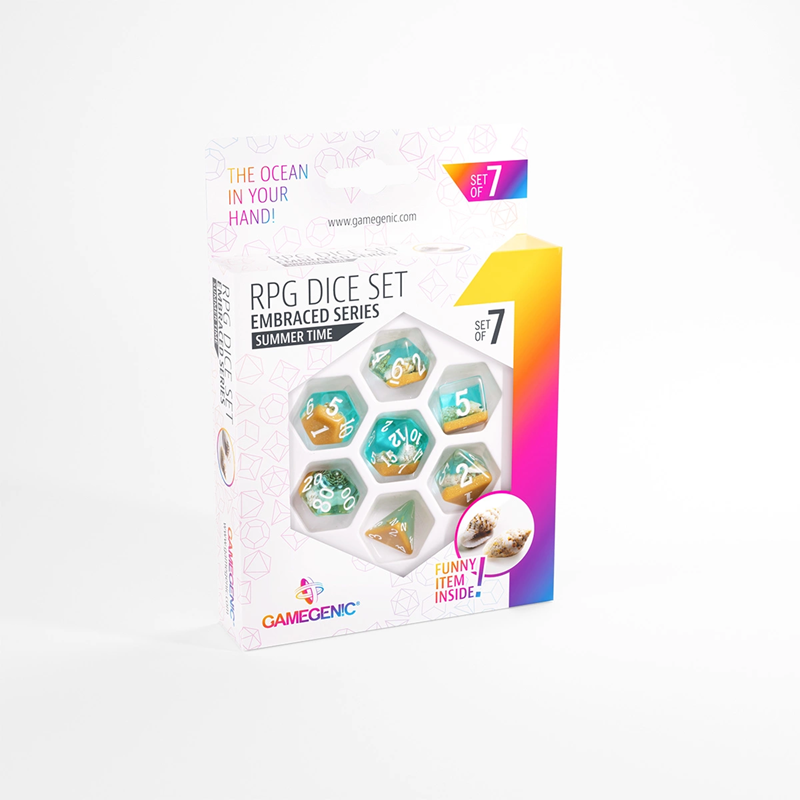 EMBRACED SERIES - SUMMER TIME - RPG DICE SET (7PCS)
